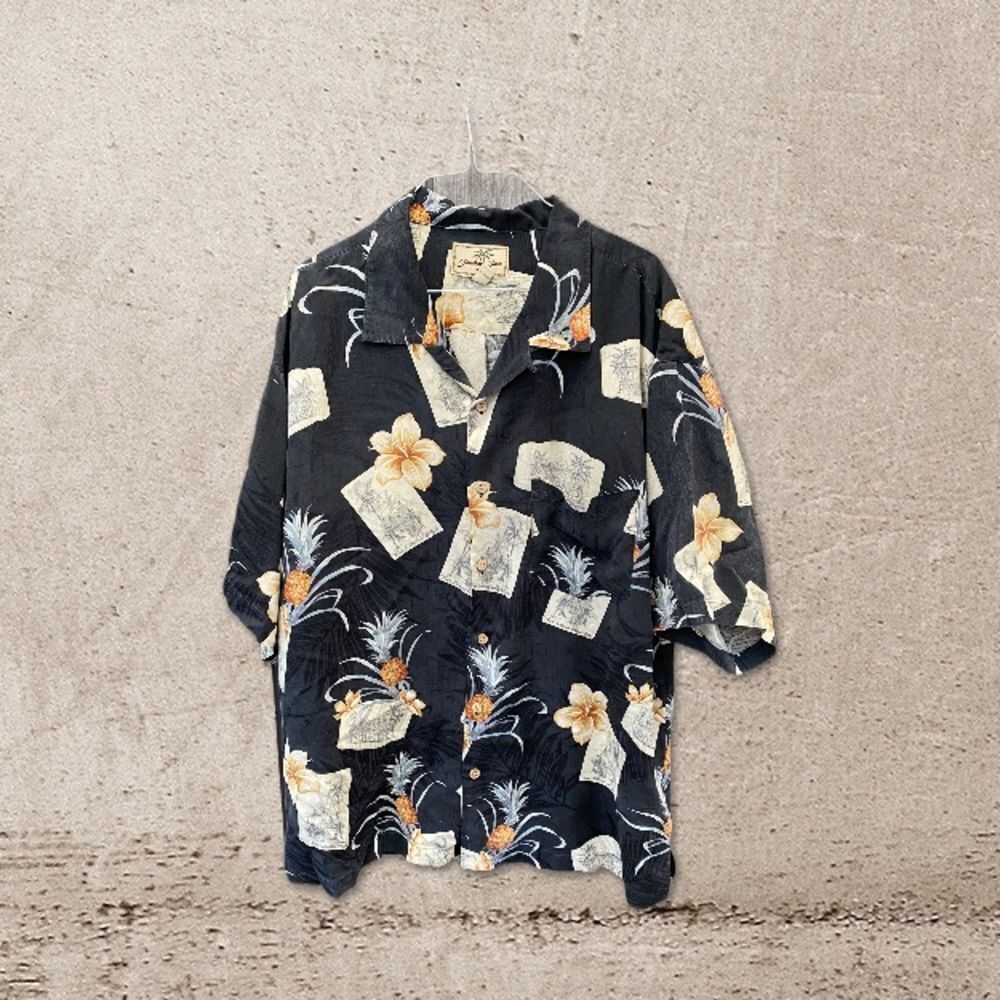 Jamaica Jaxx‎ Silk Hawaiian Shirt